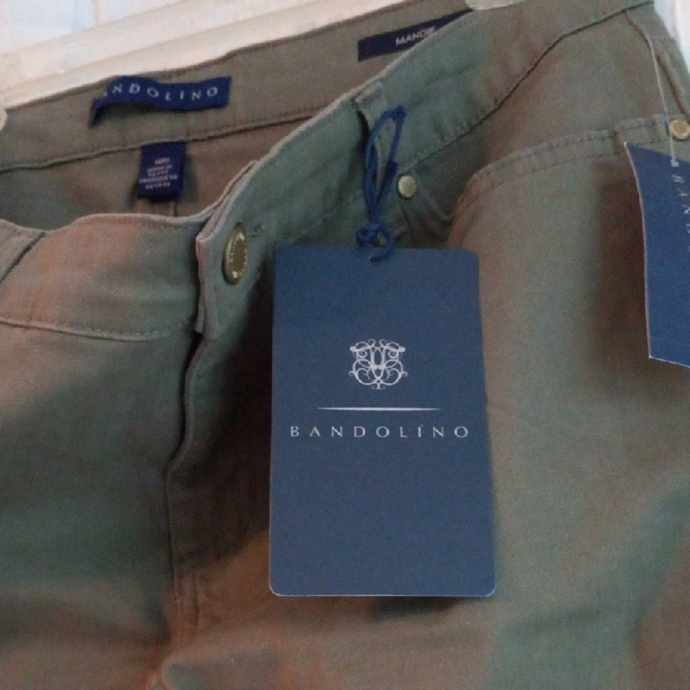 Bandolino Olive Straight Leg Pants